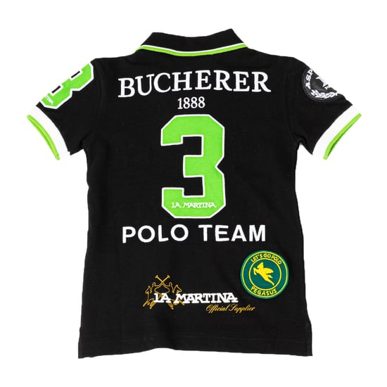 Boy's short-sleeved polo shirt with lapel collar 2KP014