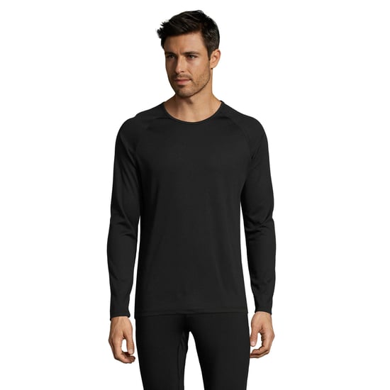 SOLS Mens Sporty Long Sleeve Performance T-Shirt (Schwarz) - Image 5