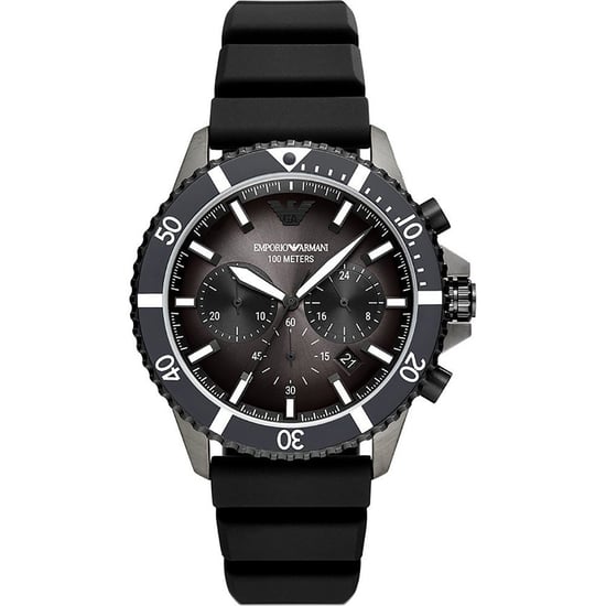 Emporio Armani Diver Schwarz Herren Armbanduhr AR11515 - Image 1