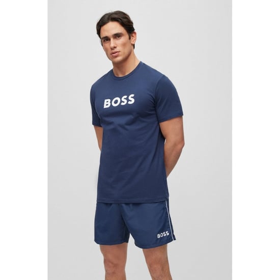 BOSS Orange Herren RN Center Logo T-Shirt 50491706 - Image 1
