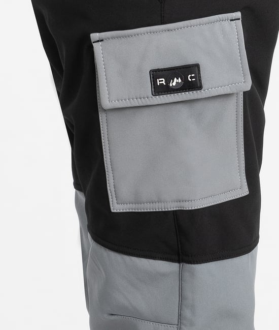 Rock Creek Softshellhose Grau