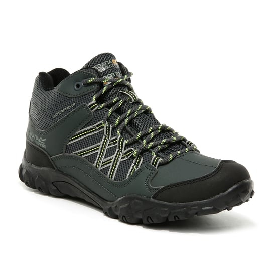 Regatta Childrens/Kids Edgepoint Stiefel (Briar Grey/Electric Lime) - Image 1
