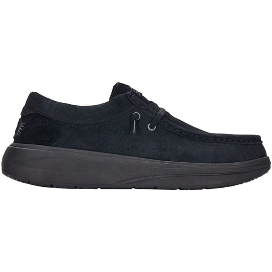 HEYDUDE Wally X Wildleder Herren Schwarz Bootsschuhe - Image 4