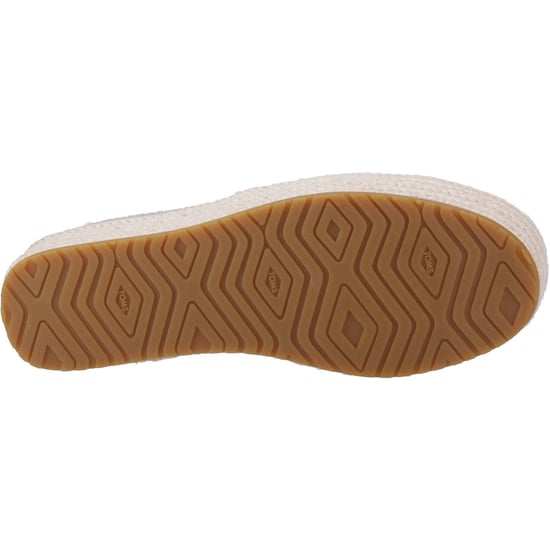 TOMS Valencia Damen Espadrilles aus silbernem Leder. - Image 3