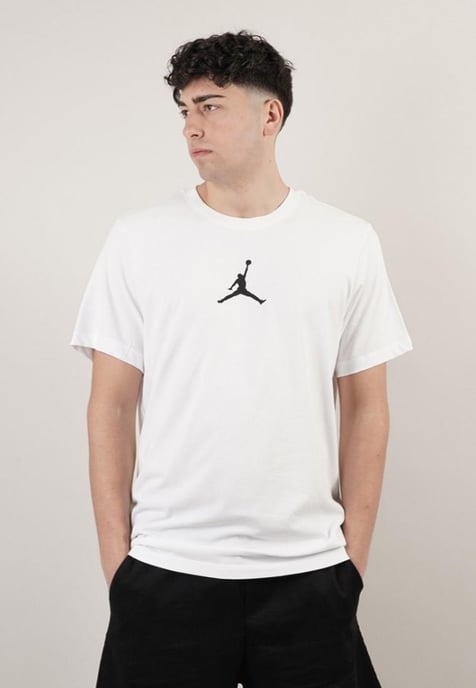 Nike Air Jordan Jumpman Herren-T-Shirt mit Rundhalsausschnitt in Weiß - Image 1