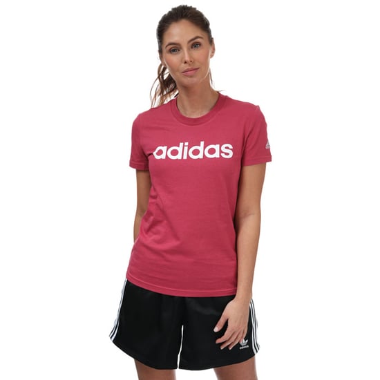 Women's adidas Essentials Logo T-Shirt in Pink