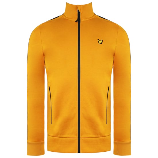 Lyle & Scott Tape Mens Yellow Track Jacke - Image 1