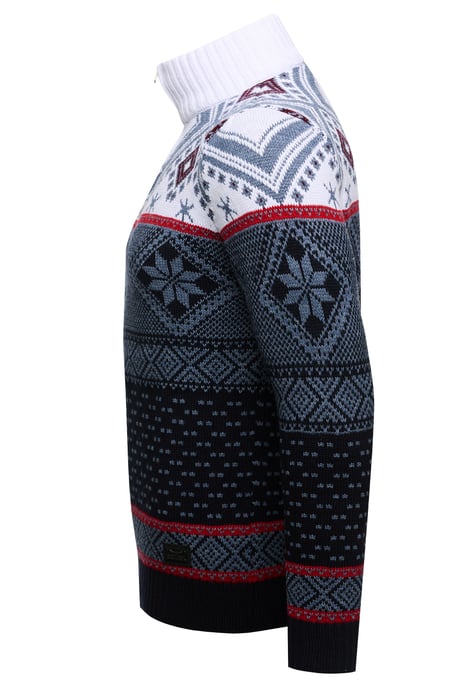 Rusty Neal Norweger Pullover Blau - Image 3