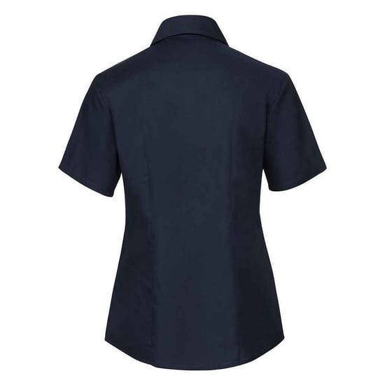 Russell Collection - Hemd für Damen kurzärmlig (Leuchtend Navy-Blau) - Image 2