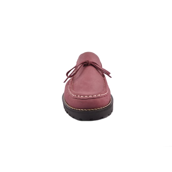 Man's Moccasin Shoe Sotoalto color BURGUNDY
