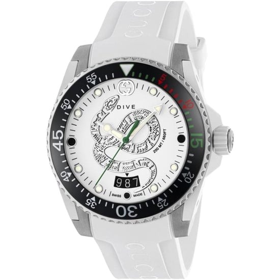 Gucci YA136329 Dive White Dial Men's Watch