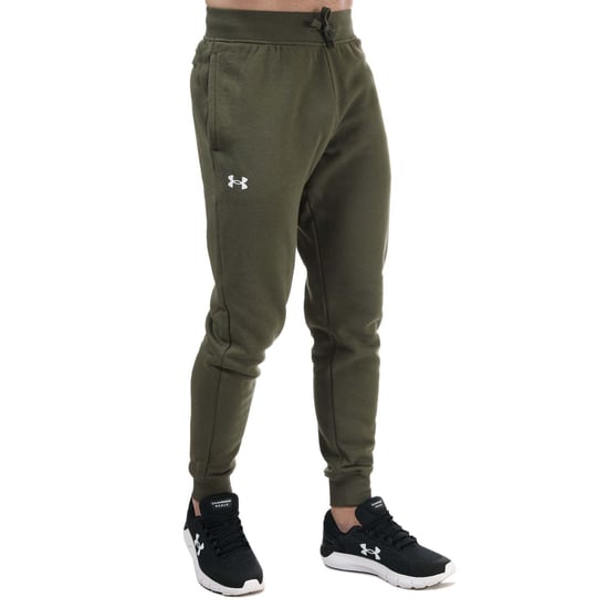Men's Under Armour UA Rival Cotton Joggers in Khaki