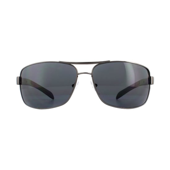 Prada Sport Sunglasses 54IS 5AV5Z1 Gunmetal Grey Polarized