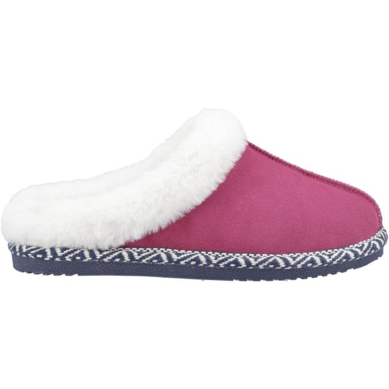 Hush Puppies Amara Wildleder Damen Rosa Pantoffeln - Image 5