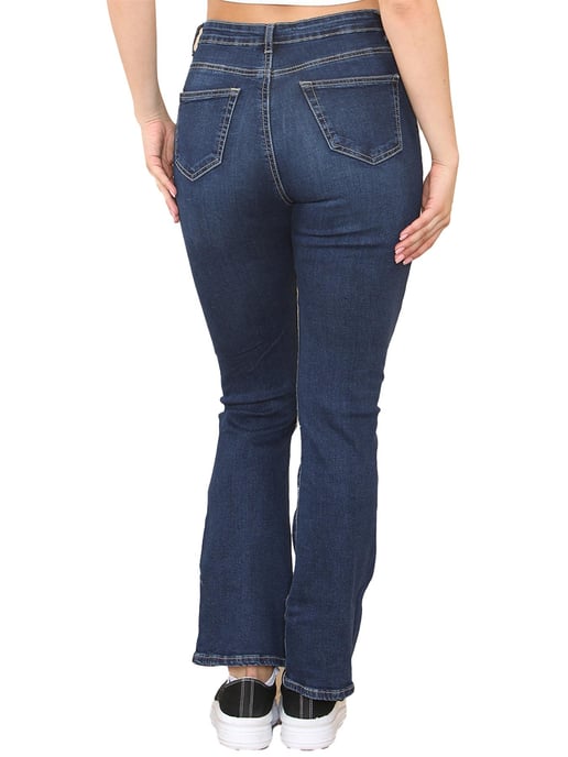 Enzo | Womens Bootcut Jeans - Blau - Image 3