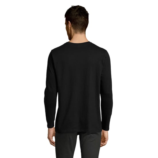SOLS - "Imperial" T-Shirt für Herren Langärmlig (Schwarz) - Image 2