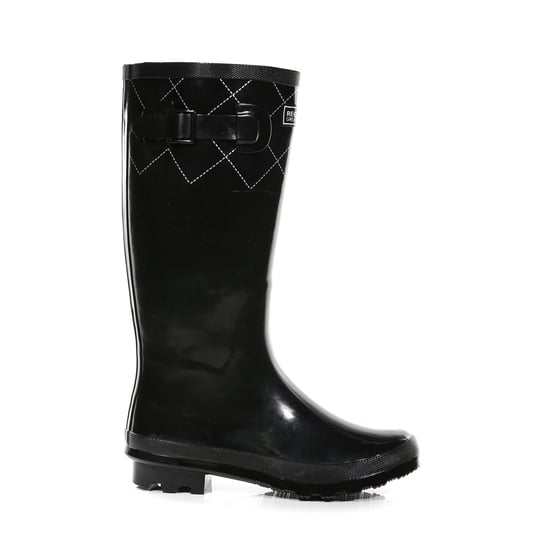 Regatta Damen Gummistiefel Ly Fairweather II (Schwarz/Silber) - Image 2