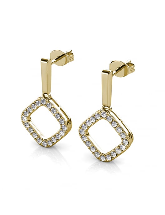 Irina Ohrringe - Gold und Kristall - Image 4