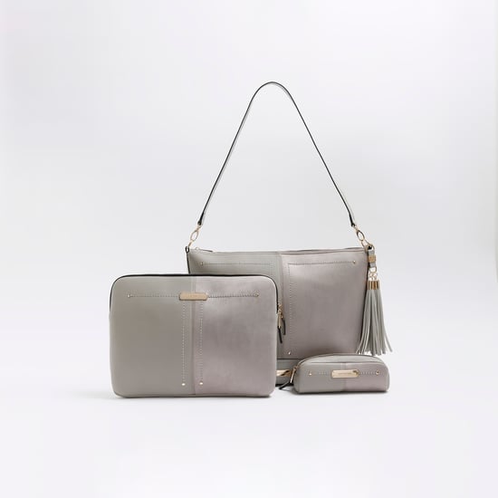 River Island Womens Shoulder Bag Bundle Grey