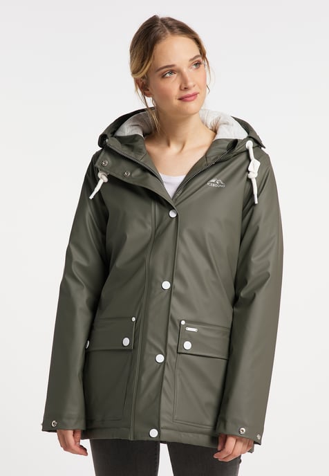 ICEBOUND Serie urban rain Regenjacke Damen Oliv - Image 2