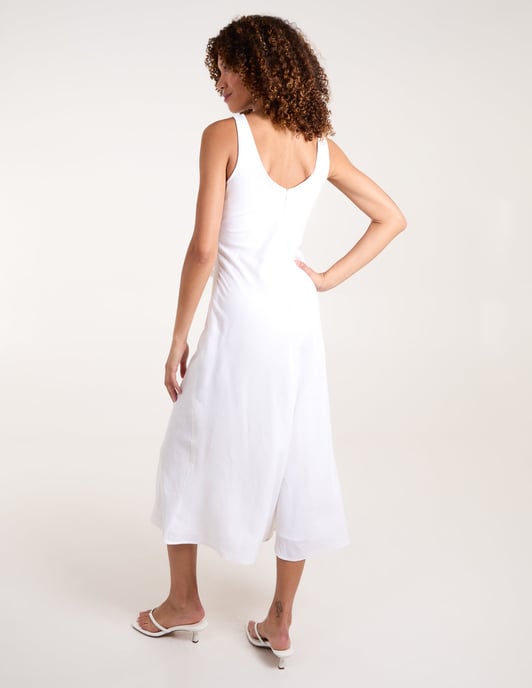 Bias Cut Midi Dress