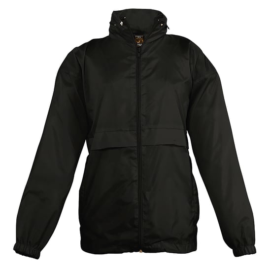 SOLS Kinder Windbreaker Jacke Surf (Schwarz) - Image 1