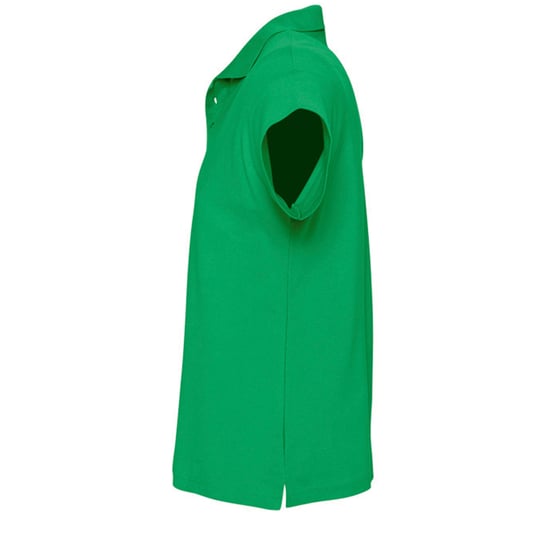 SOLS Herren Sommer II Pique Kurzarm-Poloshirt (Kelly Green) - Image 3
