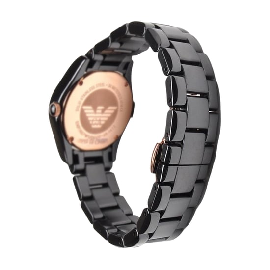 Emporio Armani Damenuhr Quartz Schwarz - Image 3