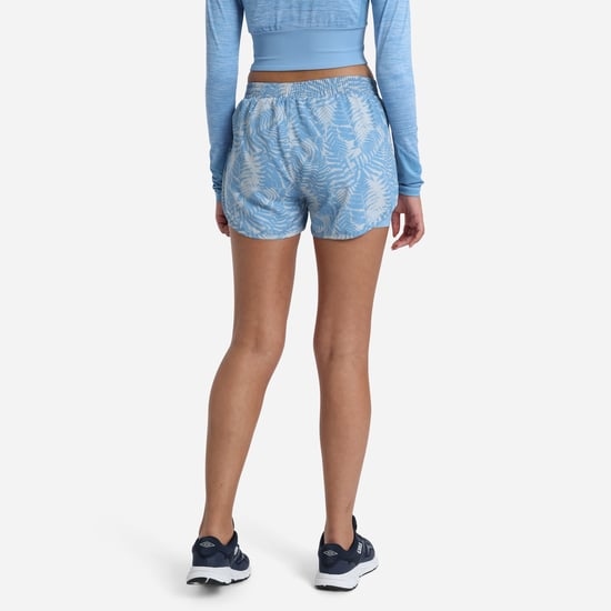 Umbro Womens/Ladies Pro Training Printed Hybrid Shorts (Allure/Silver Grey)