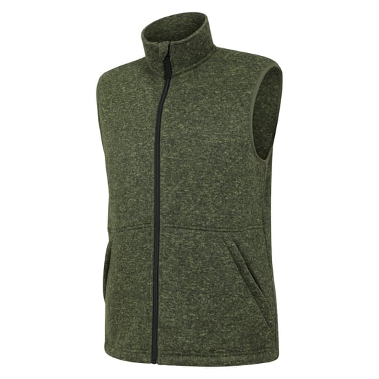 Mountain Warehouse Mens Idris Fleece Gilet (Khaki Green)