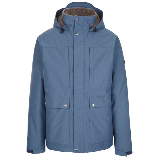 Trespass Mens Rolando Waterproof Jacket (Smokey Blue)