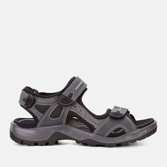 Offroad 069564 02038 Marine -Ecco Men's Navy Flat Leather Walking/Hiking Shoe - Image 1