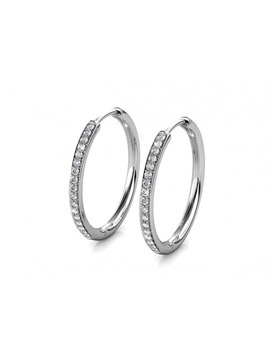 Schicke Ohrringe - Silber und Kristall - Image 5