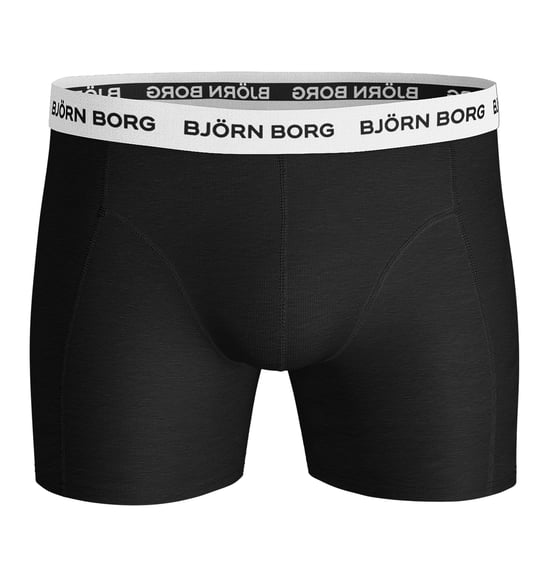 Björn Borg- 5 Paare Herren Boxershorts | Baumwolle Stretch Boxershorts Shorts Unterwäsche - Schwarz / Weiß - Image 2