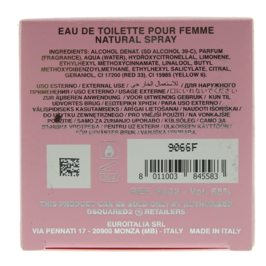 Dsquared2 Wood Pour Femme Edt Spray 100ml. - Image 2