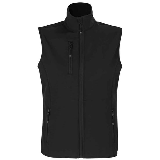 SOLS Womens/Ladies Falcon Softshell Recycled Body Warmer (Schwarz) - Image 1