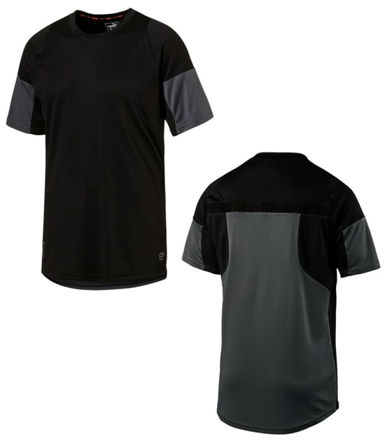 Puma ftblNXT Graphic Herren T-Shirt in Schwarz/Grau - Image 1