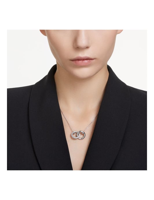 Swarovski 'Dextera' Damen-Halskette aus Metall - Silber 5670251 - Image 5