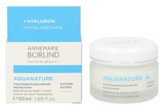 Annemarie Borlind Aquanature Rehydrating Night Cream. - Image 1