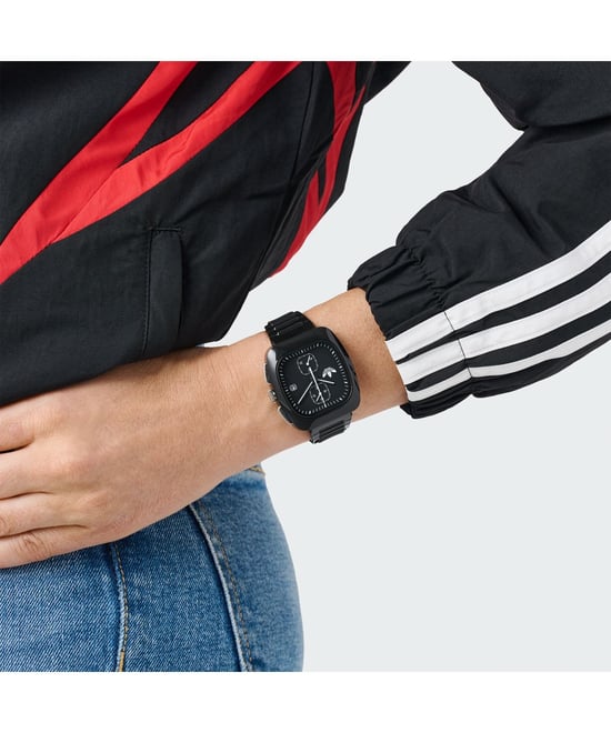 Adidas Originals Retro Wave Two Chrono Unisex Schwarze Uhr AOSY24533 - Image 5