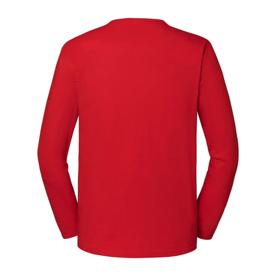 Fruit of the Loom - "Iconic 195" T-Shirt für Herren/Damen Unisex Langärmlig (Rot) - Image 2