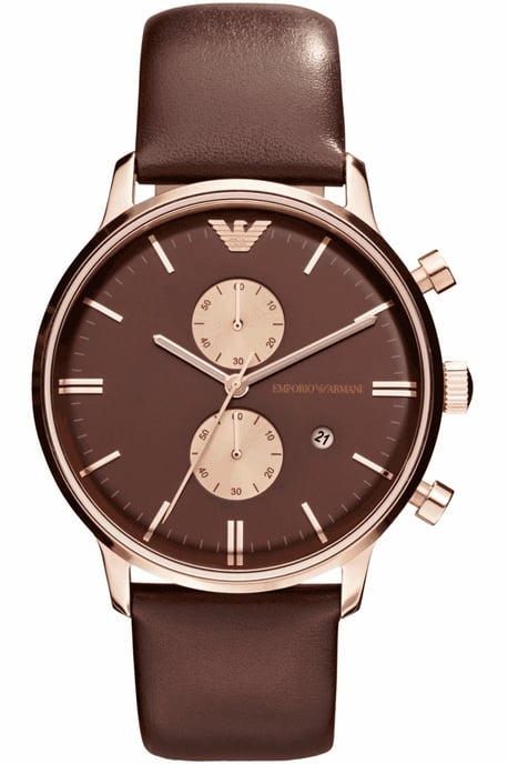 Emporio Armani Herrenuhr Quartz Gold - Image 1