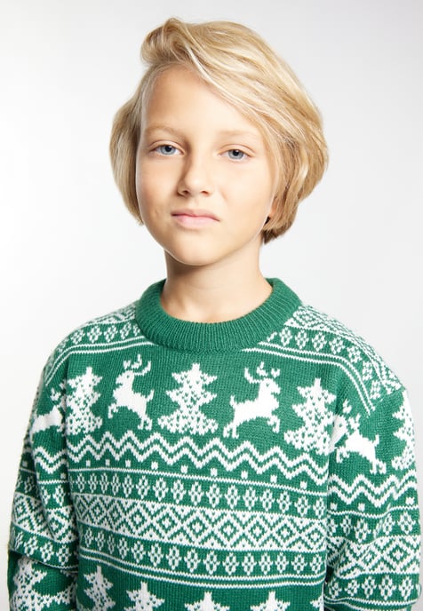Mo Zur Seite fahren Jungen (Kinder) Grün Weiss - Image 5