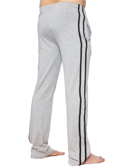 Enzo | Herren T-Shirt & Hose Loungewear Set - Schwarz/Grau - Image 4
