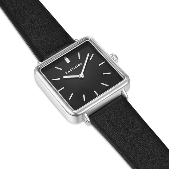 Eastside Female Quartz Silver/Black Genuine Leather Watch