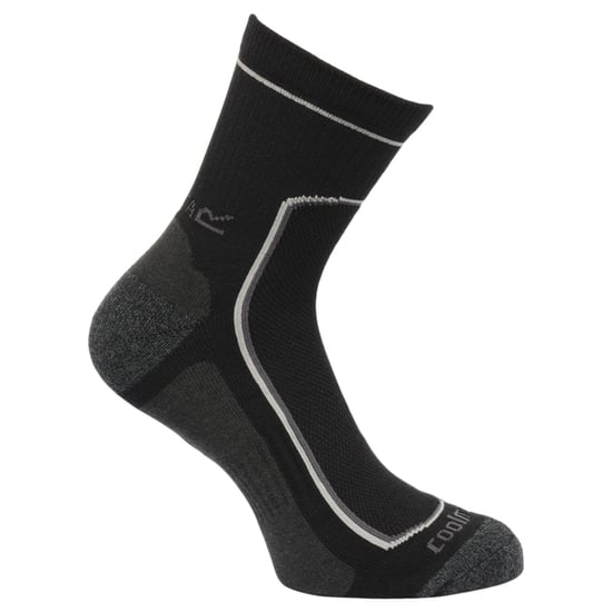 Regatta Lifestyle - Lot de 2 paires de chaussettes de marche - Homme (Noir) - Image 2