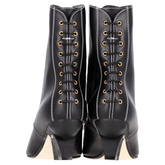 Loewe Knöchelhöhe Schnürstiefel aus schwarzem Leder - Image 5