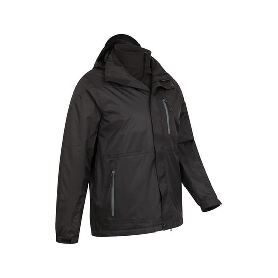 Mountain Warehouse - "Bracken Extreme" Jacke, wasserfest 3 in 1 für Herren (Schwarz) - Image 4