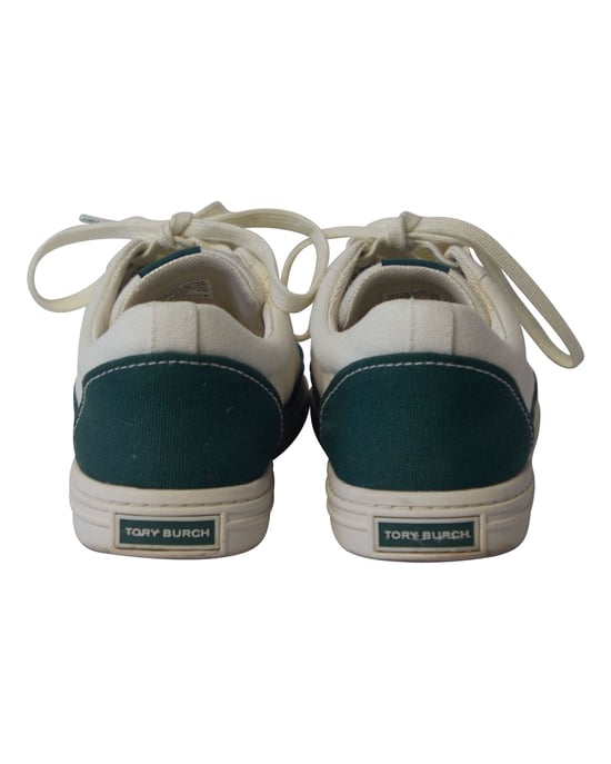 Tory Burch Klassische Court Sneaker aus mehrfarbigem Canvas - Image 4