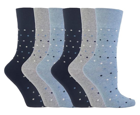 Gentle Grip - 6 Paar Damen Gentle Grip nicht elastische Socken - LGG49 - Image 1